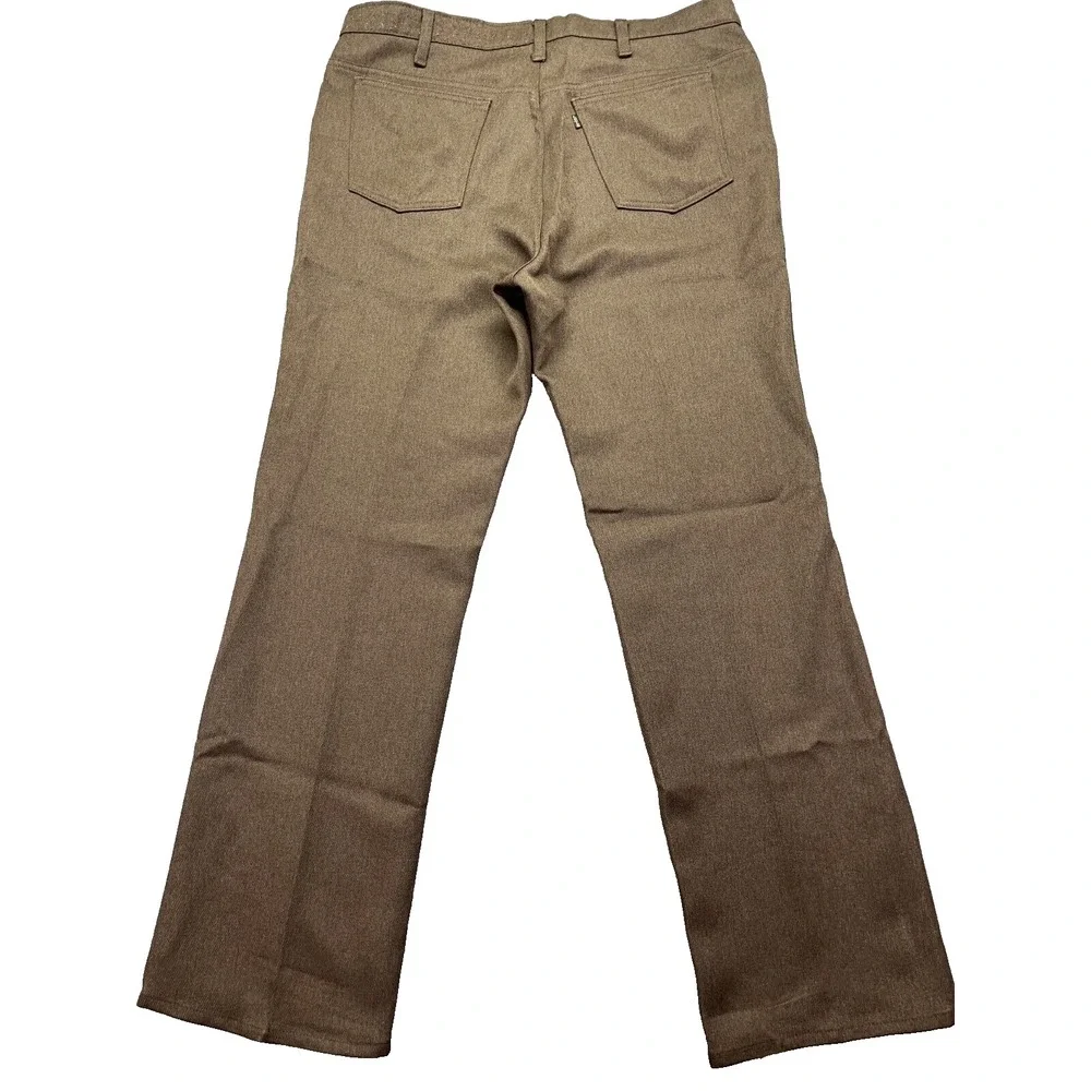 Levi's Vintage‎ 90s Black/Gold Tab Pants/Slacks Brown Fits 38